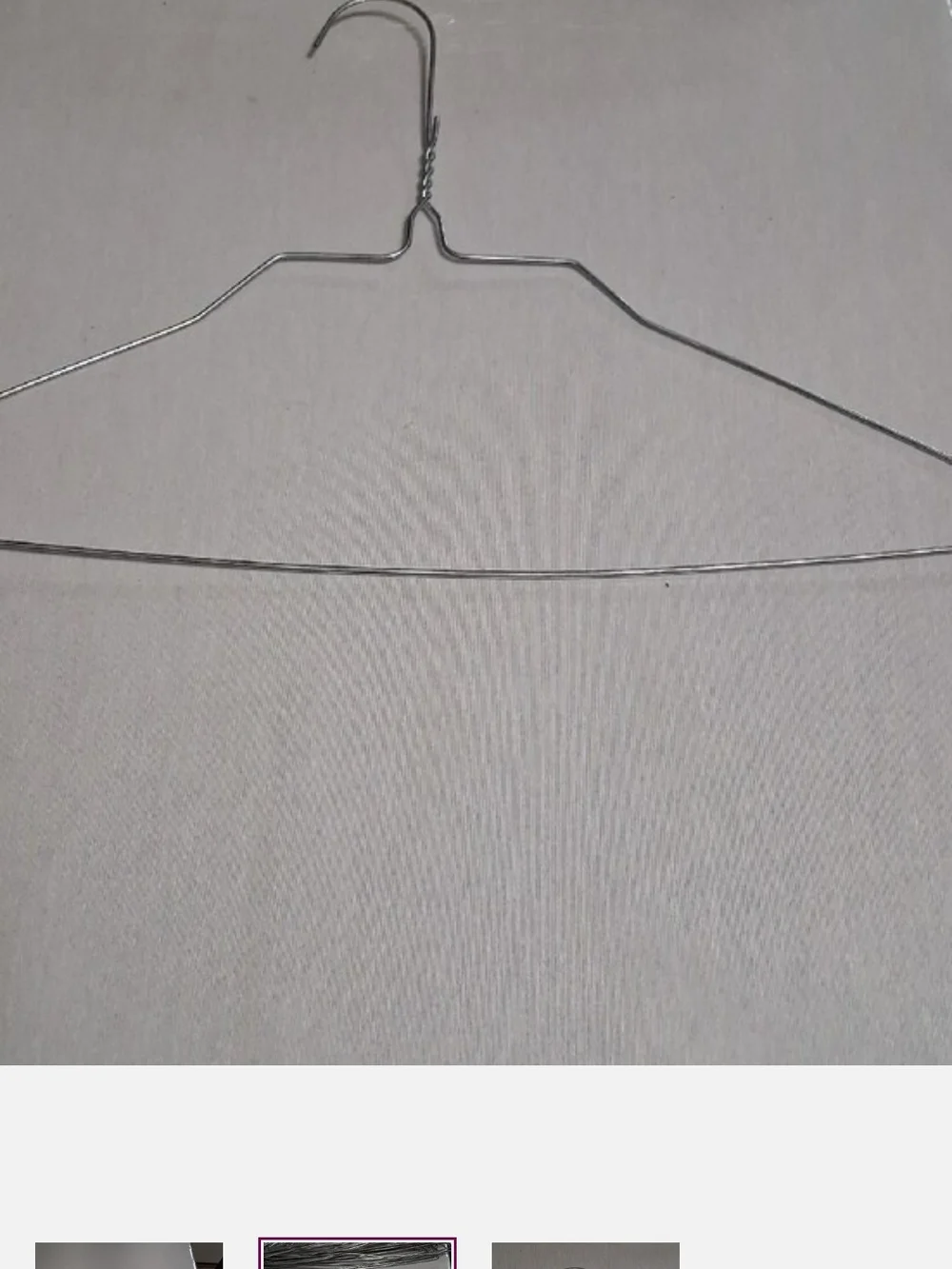 36 Metal Wire Clothing Hangers - Silver Pack